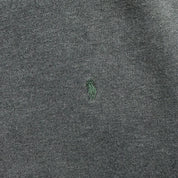 J- Vintage Polo Ralph Lauren Embroidered Dark Grey Crewneck - L