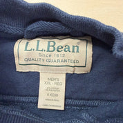 J- Vintage LL Bean Blank Navy Crewneck - 2XL