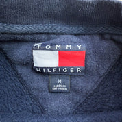 J- Vintage Tommy Hilfiger Embroidered Text & Logo Crewneck - M