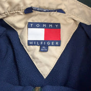 J- Vintage Tommy Hilfiger Fleece Lined Harrington Jacket - XL