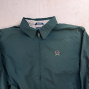 J- Vintage Tommy Hilfiger Fleece Lined Harrington Jacket - XL