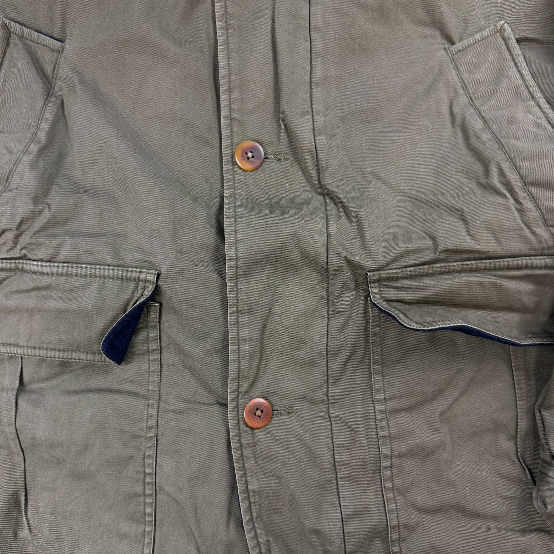 J- Vintage LL Bean Fleece/Quilt Lined Barn Jacket - L