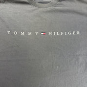 J- Vintage Tommy Hilfiger Text & Logo Tee - 2XL