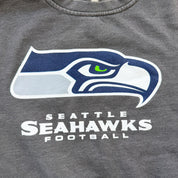 J- Vintage Seattle Seahawks NFL Text & Logo Crewneck - M