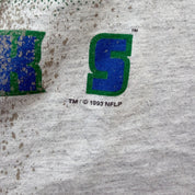 J- Vintage '93 Seattle Seahawks NFL Looney Tunes Graphic Single Stitch Tee - M