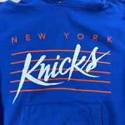 J- New York Knicks NBA Mitchell & Ness Text Hoodie - L