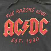 J-  AC/DC The Razors Edge Text Reprint Graphic Hoodie - 3XL