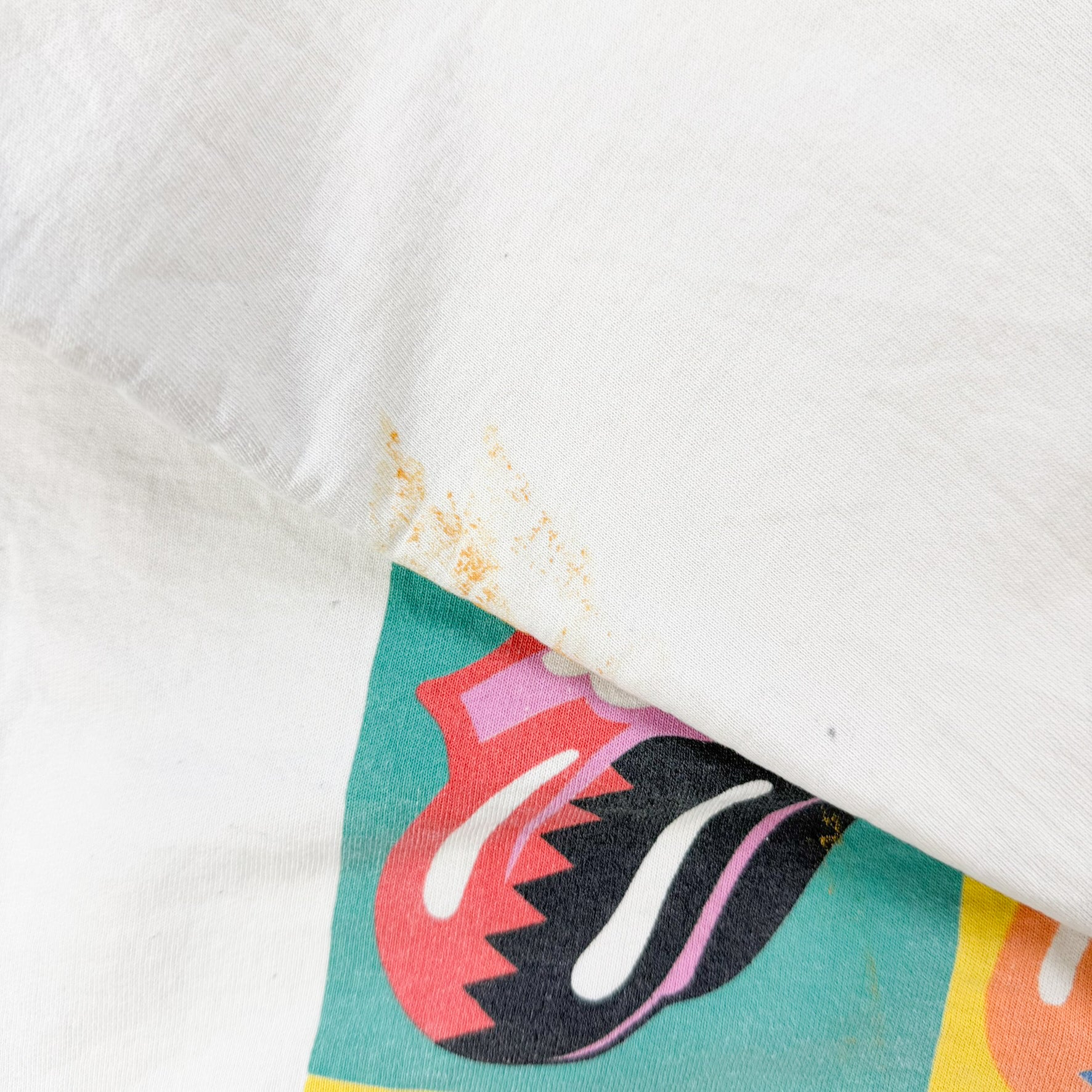 J-  Vintage '89 Rolling Stones Logo Graphic Crewneck - L