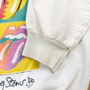 J-  Vintage '89 Rolling Stones Logo Graphic Crewneck - L