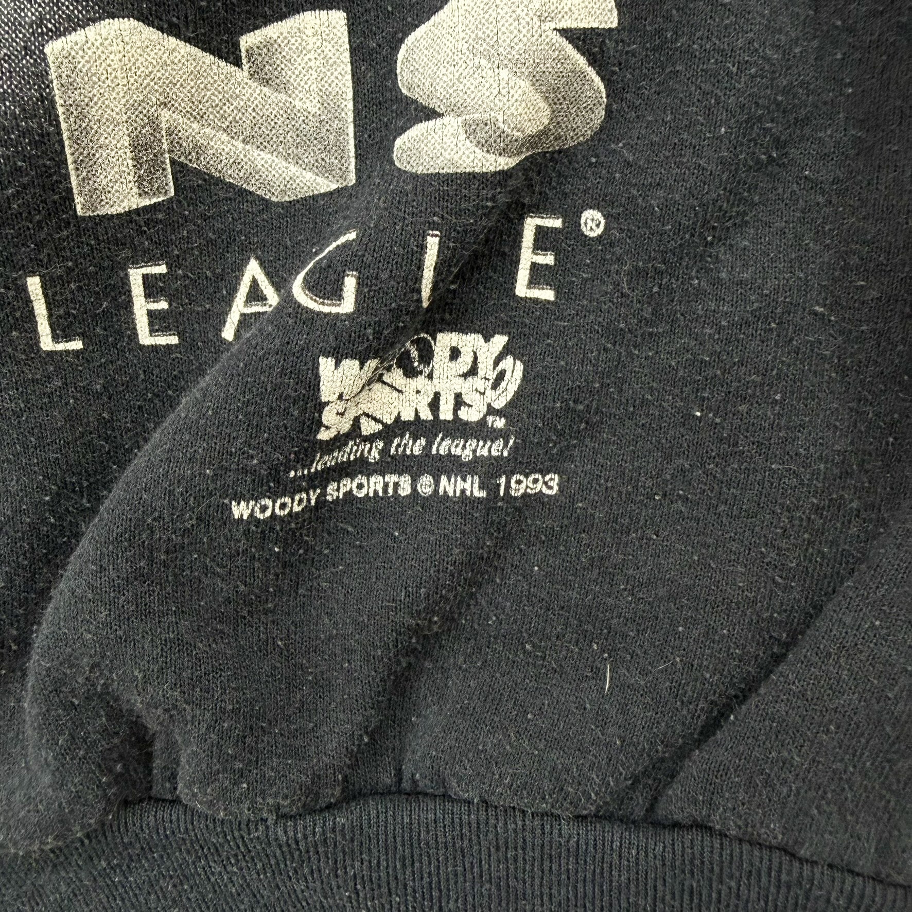 J- Vintage '93 Pittsburgh Penguins NHL Graphic Crewneck - L