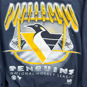 J- Vintage '93 Pittsburgh Penguins NHL Graphic Crewneck - L