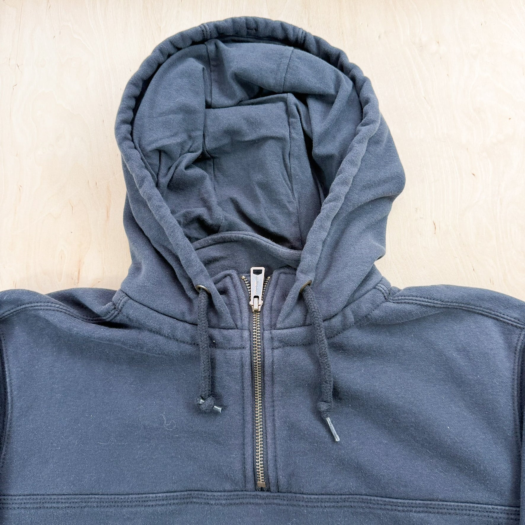 J- Vintage Carhartt Quarter Zip Hoodie - M