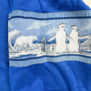 J- Vintage Polar Bear & Penguins Graphic Crewneck - M