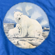 J- Vintage Polar Bear & Penguins Graphic Crewneck - M