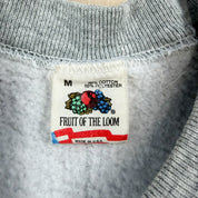 J- Vintage '93 Bison Hunting Graphic Made In USA Crewneck - M