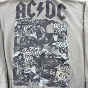 J-  AC/DC Picture Collage Reprint Graphic Hoodie - M