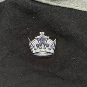 J- Los Angeles Kings NHL CCM Embroidered Logo Zip Up Polar Fleece- XL