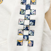 J- Vans Logo & Flowers Graphic Hoodie - L
