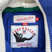 J- Vintage Seattle Seahawks NFL Mitchell & Ness Embroidered Logo Hoodie - M