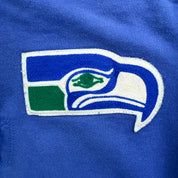 J- Vintage Seattle Seahawks NFL Mitchell & Ness Embroidered Logo Hoodie - M