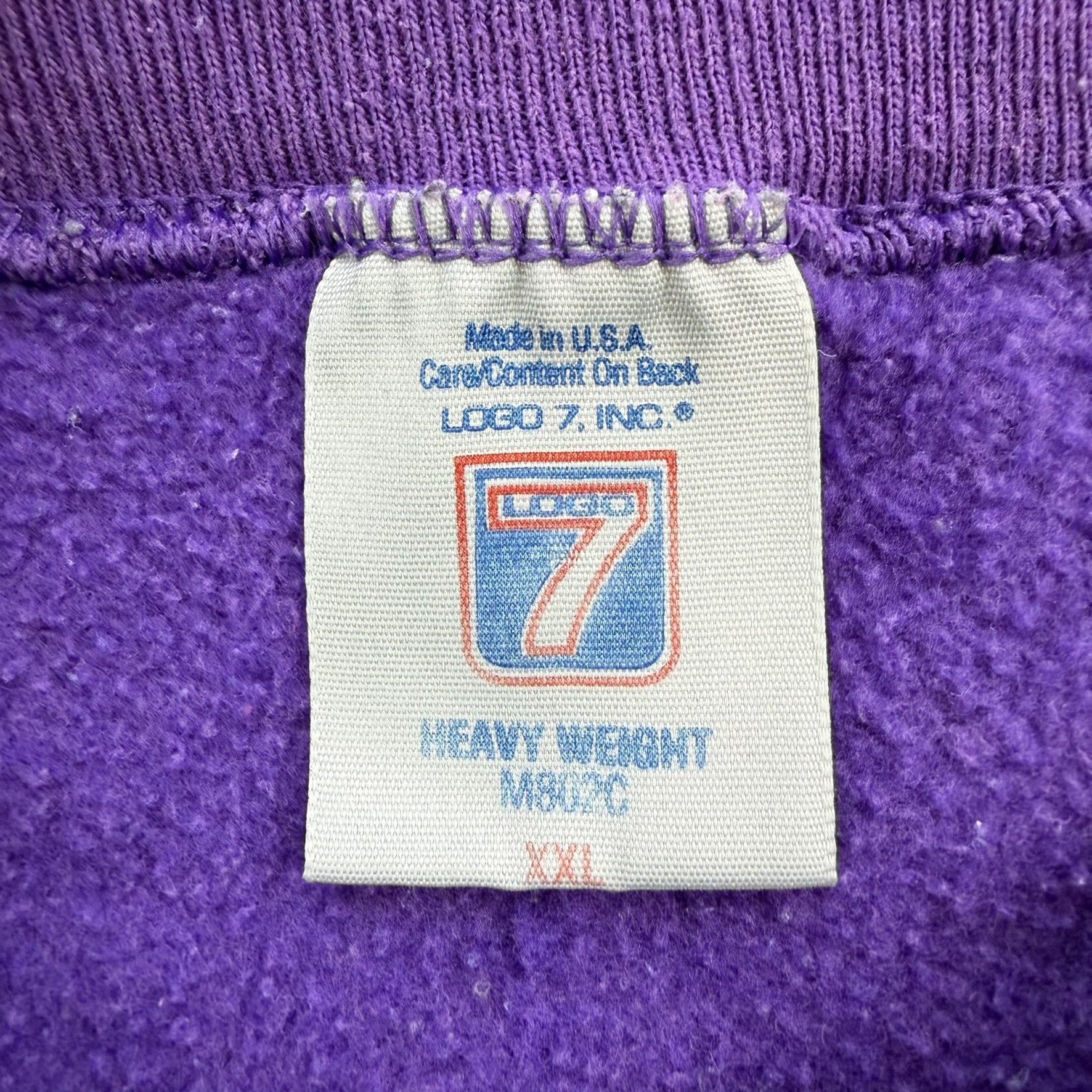 J- Vintage '94 Minnesota Vikings NFL Logo 7 Graphic Made In USA Crewneck - 2XL