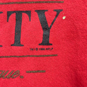 J- Vintage '96 Kansas City Chiefs NFL Nutmeg Graphic & Text Crewneck - 2XL