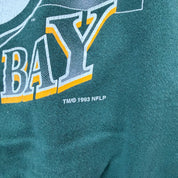 J- Vintage '93 Green Bay Packers NFL Graphic & Text Crewneck - XL