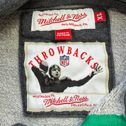 J- Vintage Philadelphia Eagles NFL Mitchell & Ness Henley Hoodie - XL