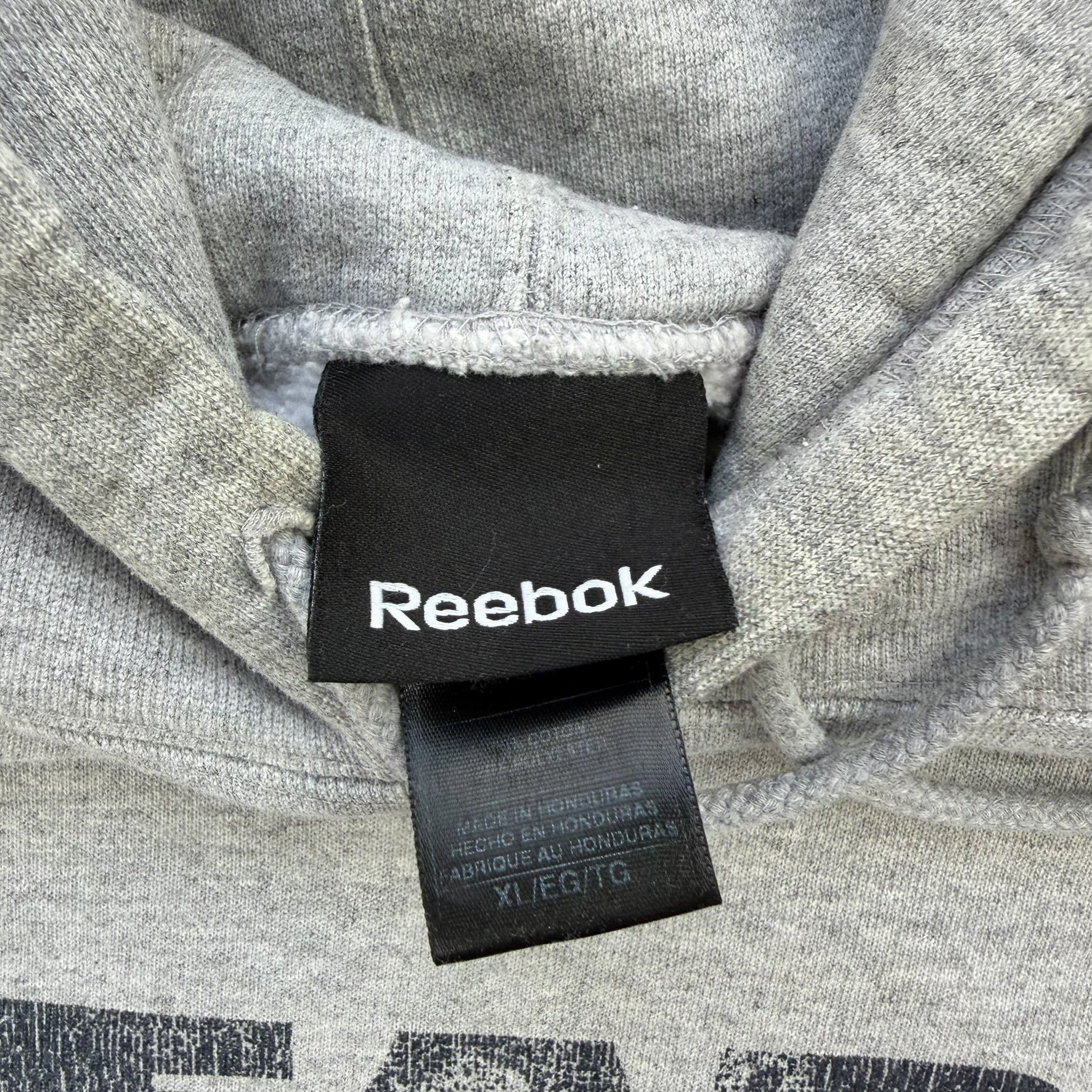 J- Vintage Chicago Bears NFL Reebok Text Hoodie - XL