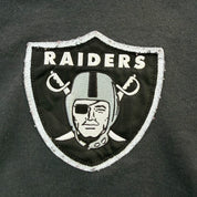 J- Vintage Oakland Raiders NFL Embroidered Logo Hoodie - XL