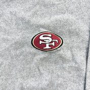 J- Vintage San Francisco 49ers NFL Starter Embroidered Logo Polar Fleece Crewneck - XL