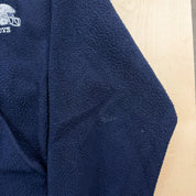 J- Vintage Dallas Cowboys NFL Starter Embroidered Logo Made In USA Quarter Zip Polar Fleece - L