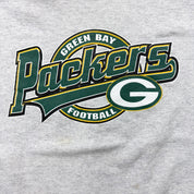 F- Vintage Green Bay Packers NFL Logo 7 Text Made In USA Crewneck