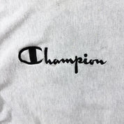 F- Vintage 90s Champion Reverse Weave Embroidered Text Made In USA Crewneck