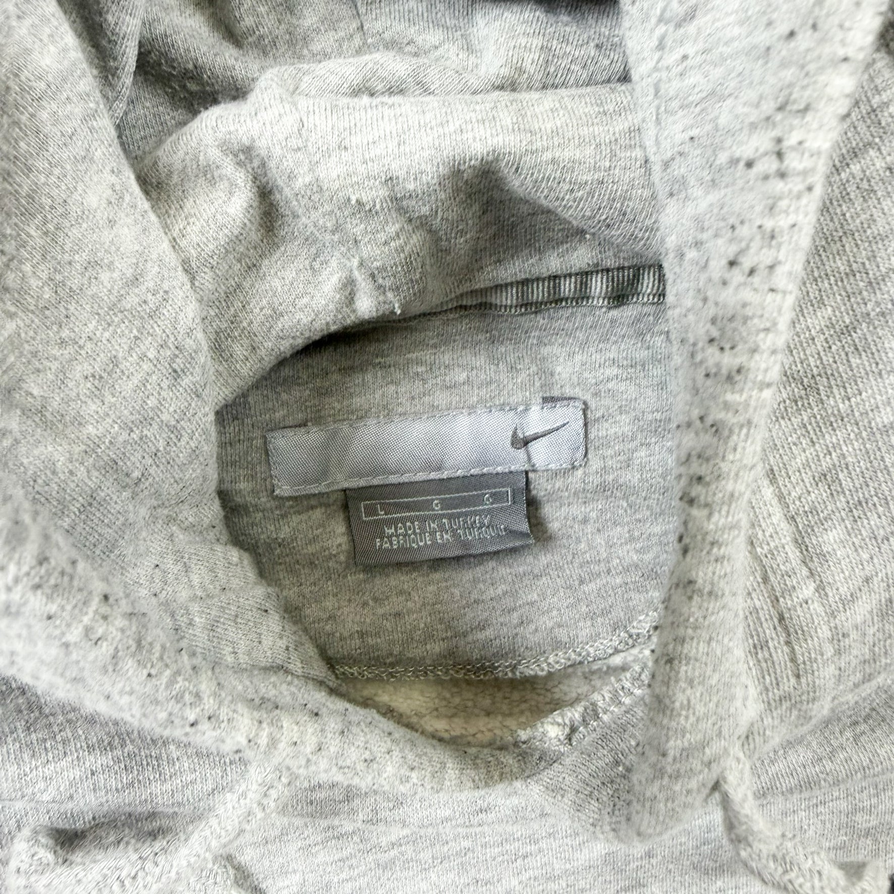 F- Vintage Nike Embroidered Text Hoodie