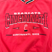 F- Vintage Cincinnati Bearcats Lee Embroidered Text Crewneck
