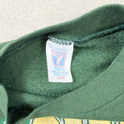 F- Vintage '95 Green Bay Packers NFL Logo 7 Text & Helmet Made In USA Crewneck