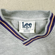 F- Vintage Washington State Huskies Lee Embroidered Logo Crewneck