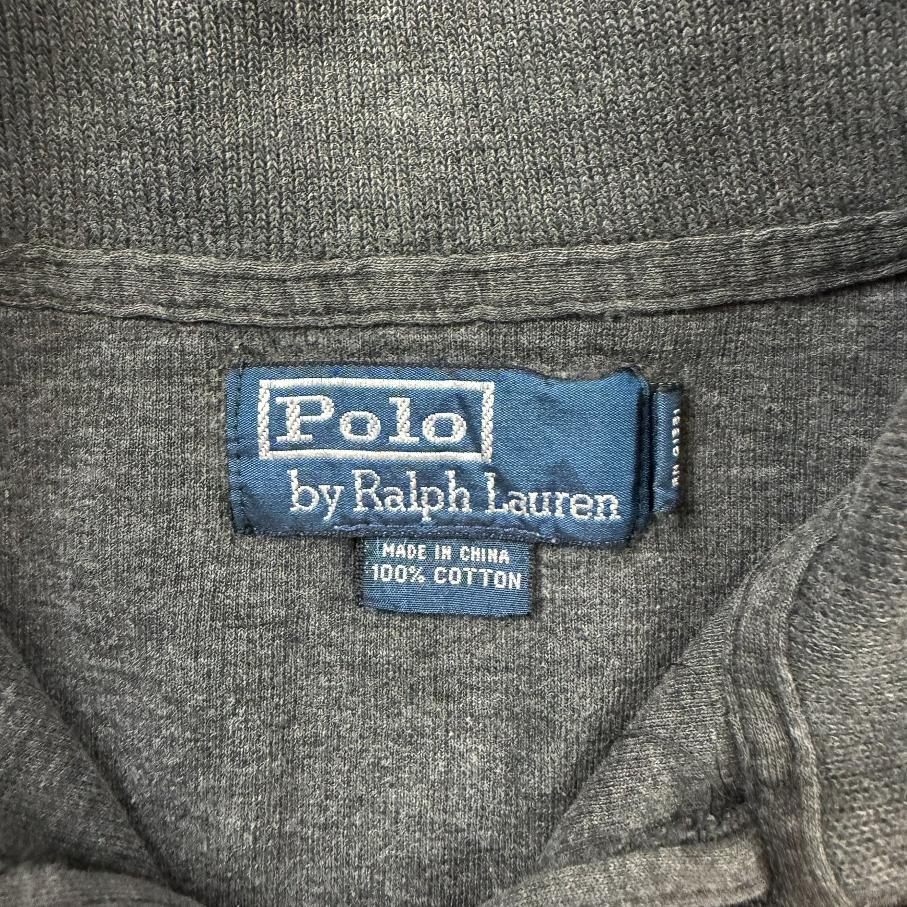 F- Vintage Polo Ralph Lauren Quarter Zip Knit Sweater