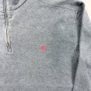 F- Vintage Polo Ralph Lauren Quarter Zip Knit Sweater