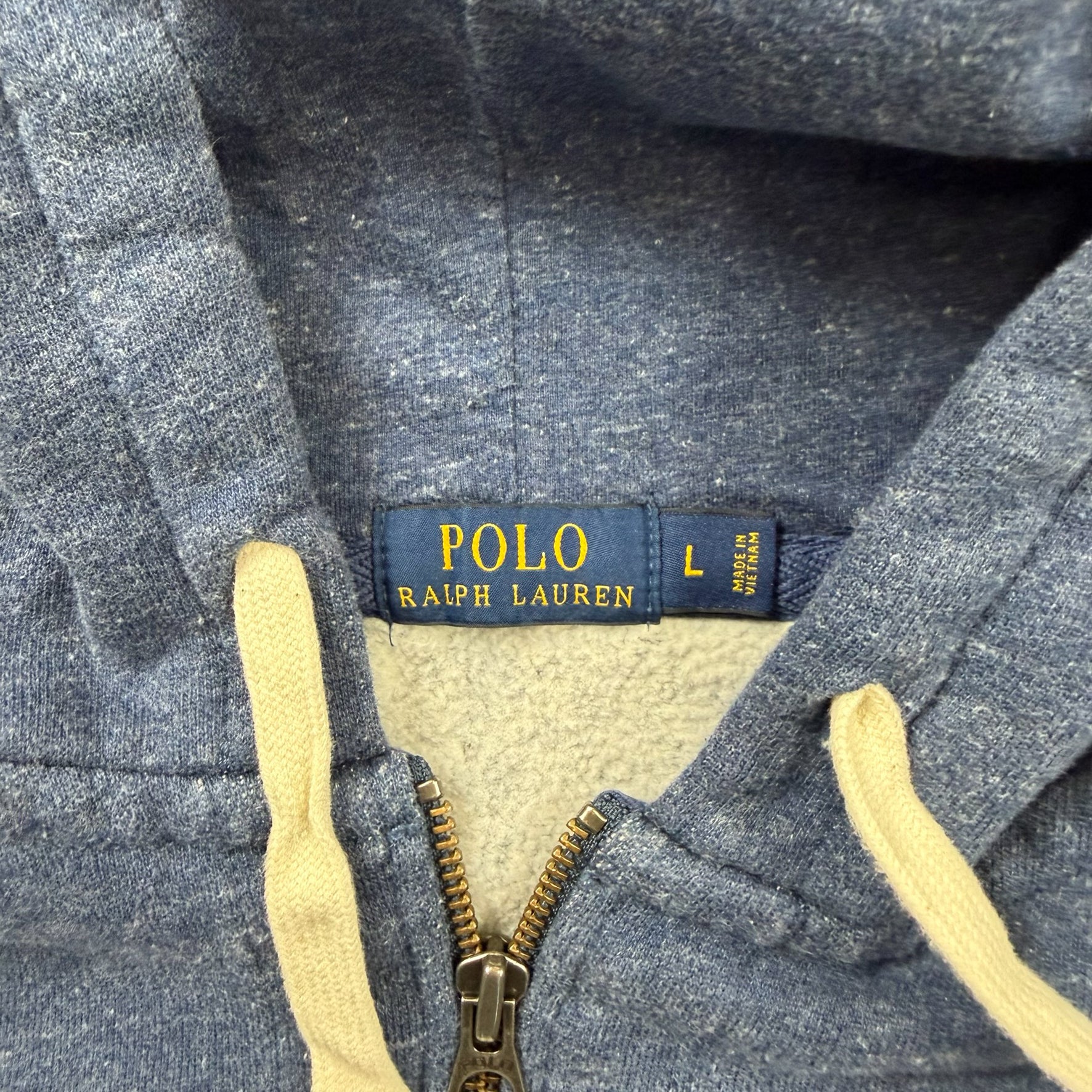 F- Vintage Polo Ralph Lauren Zip Up Hoodie