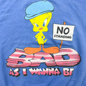 F- Vintage '96 Looney Tunes Tweedy Bird Bad As I Wanna Be Graphic made In USA Crewneck