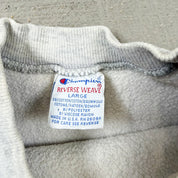 F- Vintage 90s Champion Reverse Weave Plymouth State Crewneck