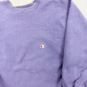 F- Vintage 90s Champion Reverse Weave Embroidered Logo Crewneck