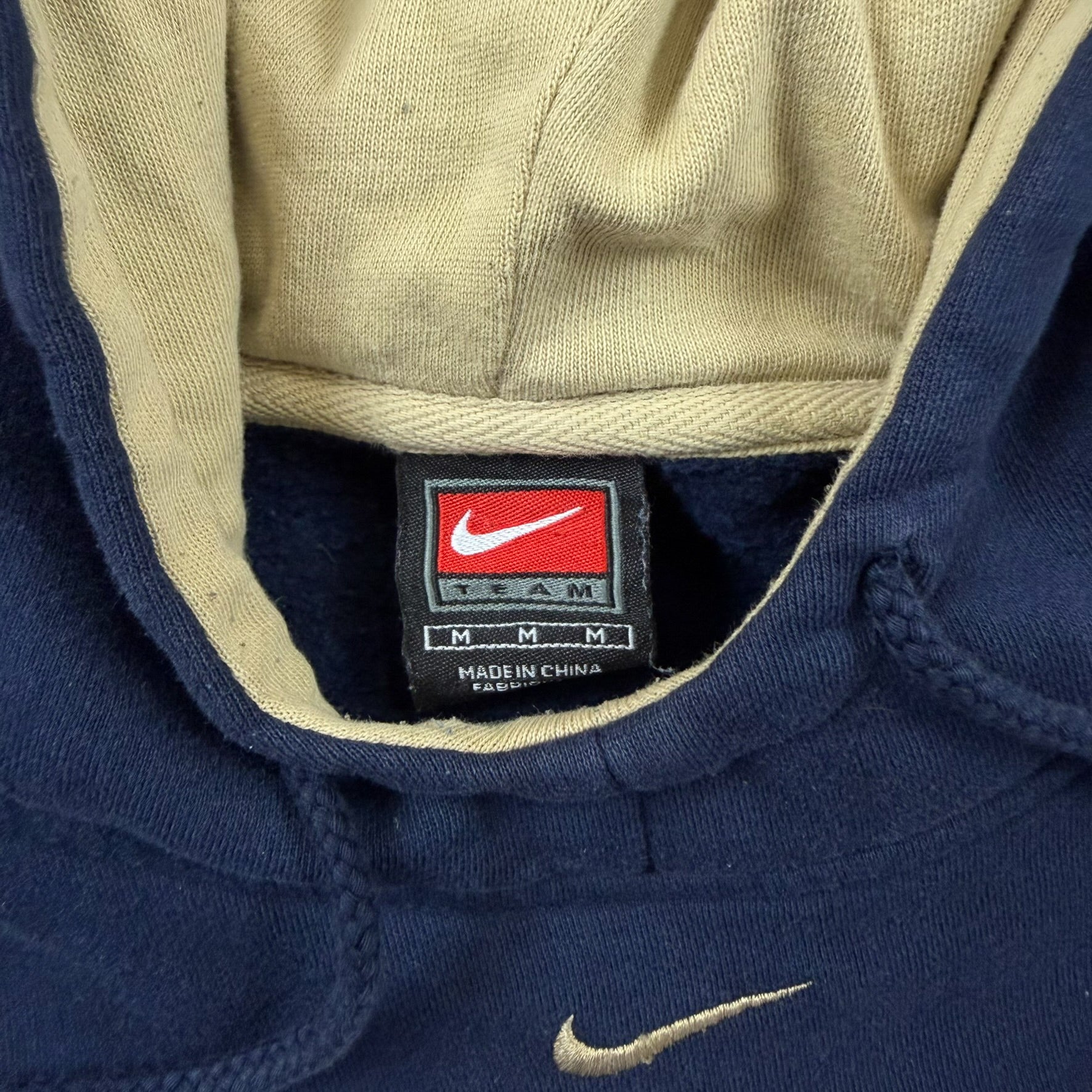 F- Nike Team US Navy College Embroidered Text Hoodie