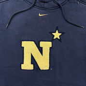 F- Nike Team US Navy College Embroidered Text Hoodie