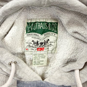 F- Vintage Levi's Strauss Embroidered Text Hoodie