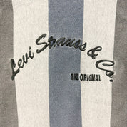 F- Vintage Levi's Strauss Embroidered Text Hoodie