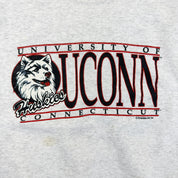 F- Vintage University Of Connecticut Uconn Huskies Crewneck