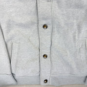 F- Vintage Abercrombie & Fitch Fur Lined Zip Up Sweatshirt Jacket